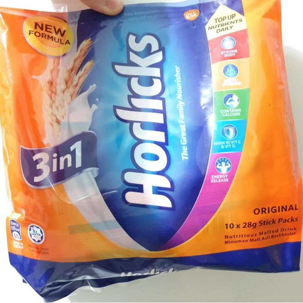

Terlaris Horlicks Cereal 3 In 1 3in1 sachet X 28gr original malt Malaysia / Horlik / Horliks horlick 99
