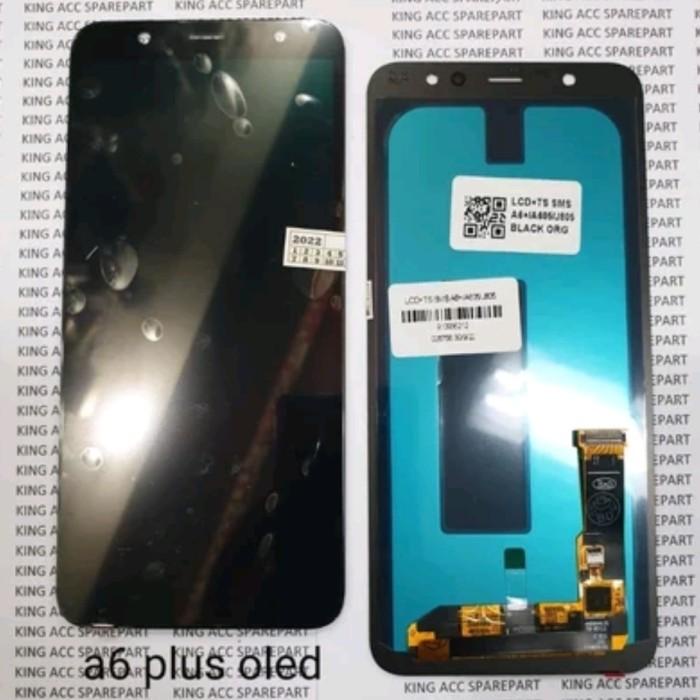 Lcd Touchscreen Samsung Galaxy A6 Plus 2018 A605 Original Oled Kualitas Terbaik