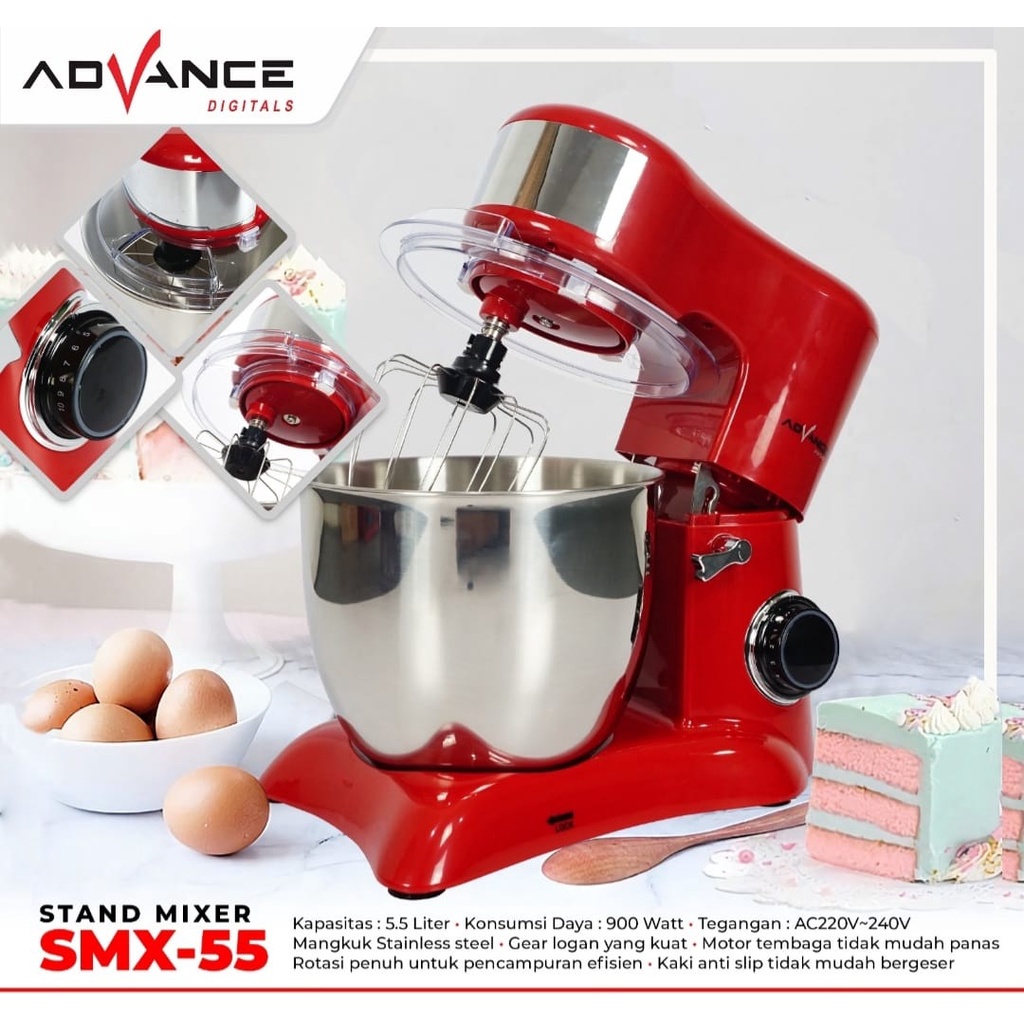 ADVANCE STAND MIXER SMX-50 dan SMX 55