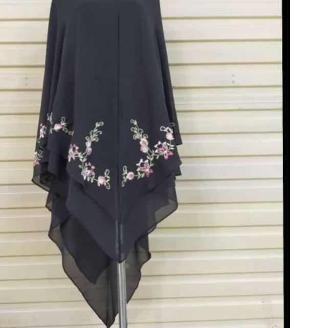 ✽ Neew khimar RANIA bordir rania ceruty khimar bordir khimar terbaru ▼