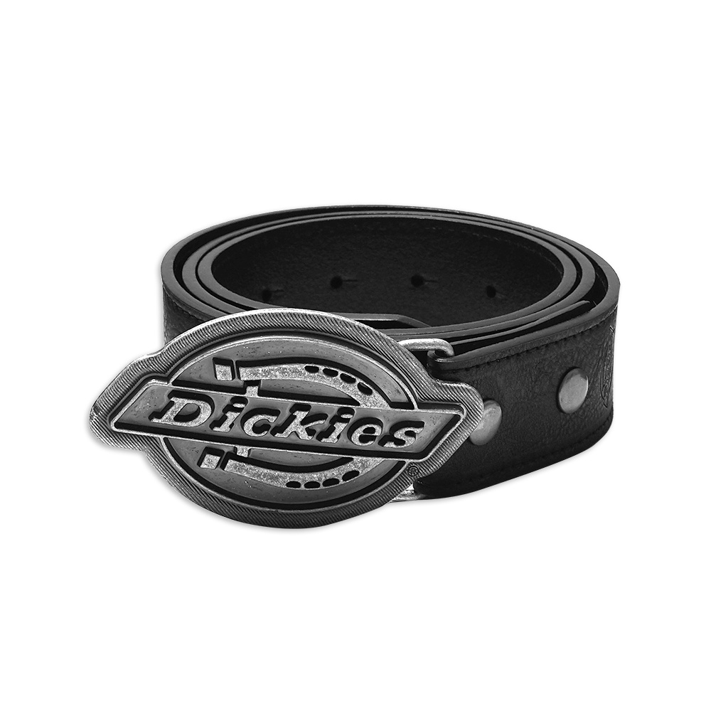 Dickies Oval Plaque Buckle Belt Black