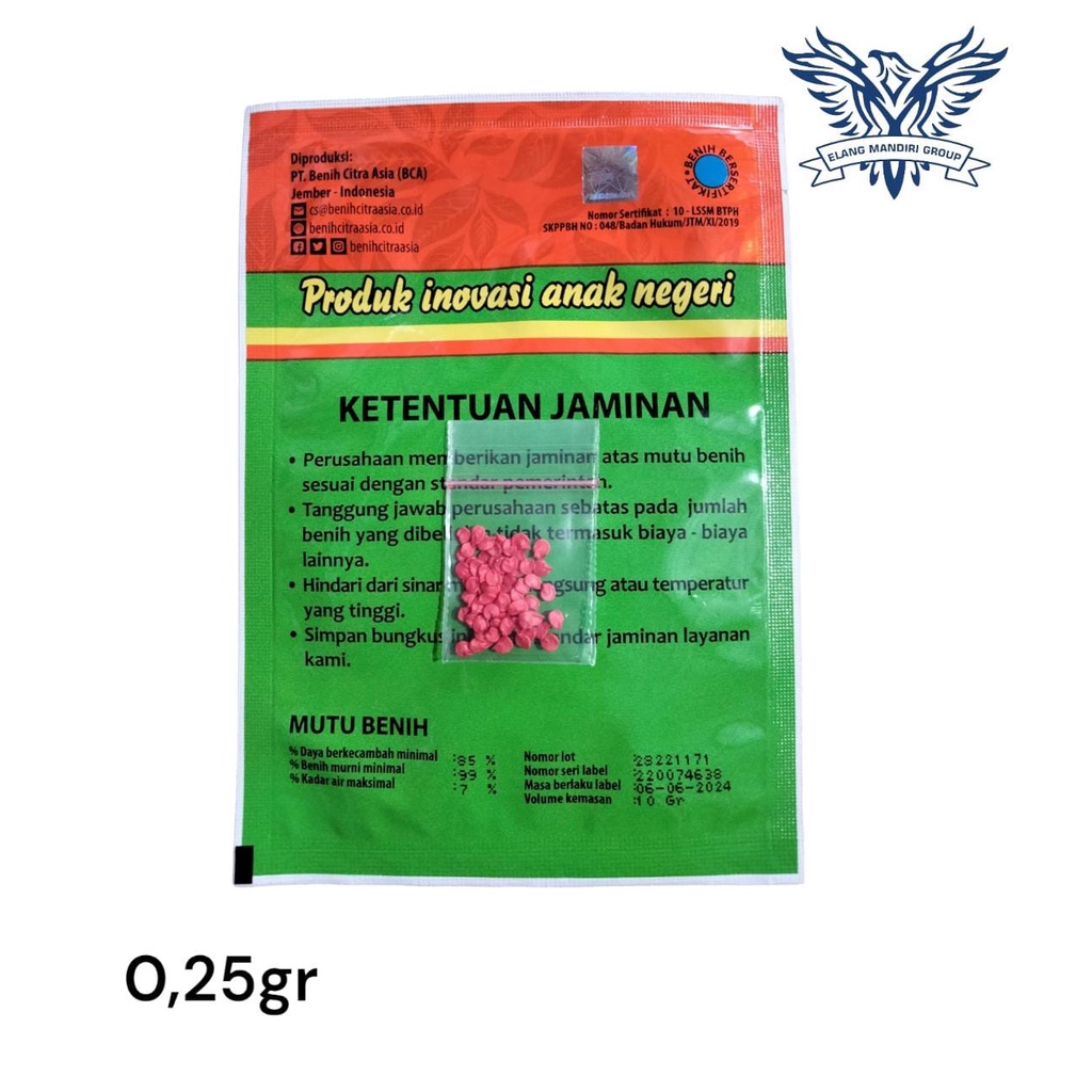 REPACK 2000an Bibit Cabe Cabai Rawit SRET 0,25gr bintang asia 100% Original dewata setra super