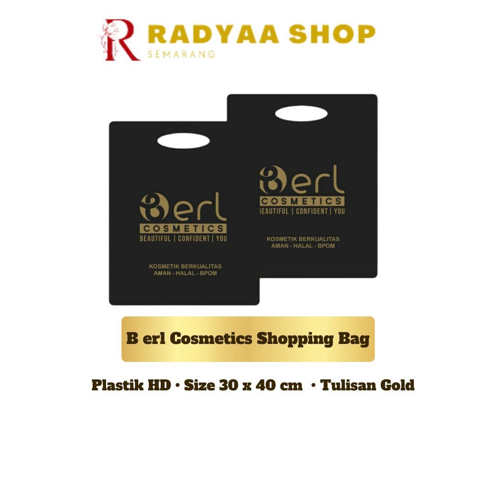 B Erl Cosmetics Shopping Bag