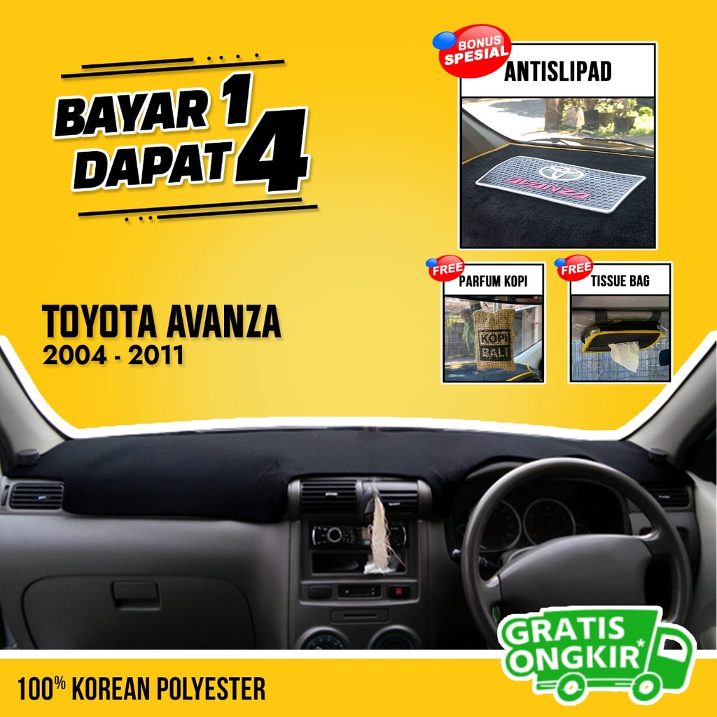 BELI 1 DAPAT 4 | Cover Dashboard Toyota Avanza Lama Pelindung Dasbor - Alas Taplak Dasbor aksesoris 