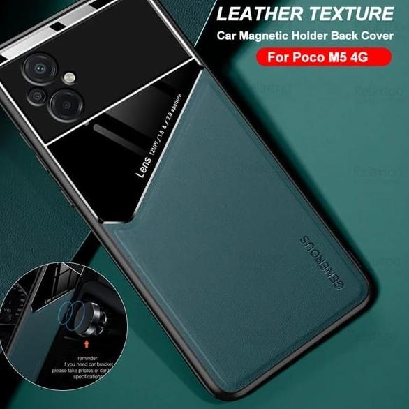 ✫ POCO M5 M5S / M4 PRO 4G / M3 / M3 PRO 5G SOFT CASE PREMIUM PLEXIGLASS LEATHER ✵