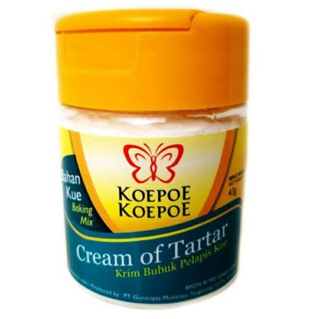 

Koepoe Koepoe Baking Mix Cream of Tartar 43 Gr Krim Bubuk Pelapis Kue