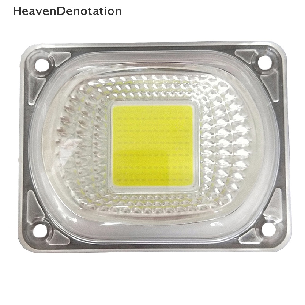 [HeavenDenotation] 1set LED COB Chip Matrix Dengan Reflektor Lensa Untuk 50W Lampu Sorot Flood Light Sumber Cahaya Luar Ruangan Chip Lampu DIY Lampu Sorot HDV