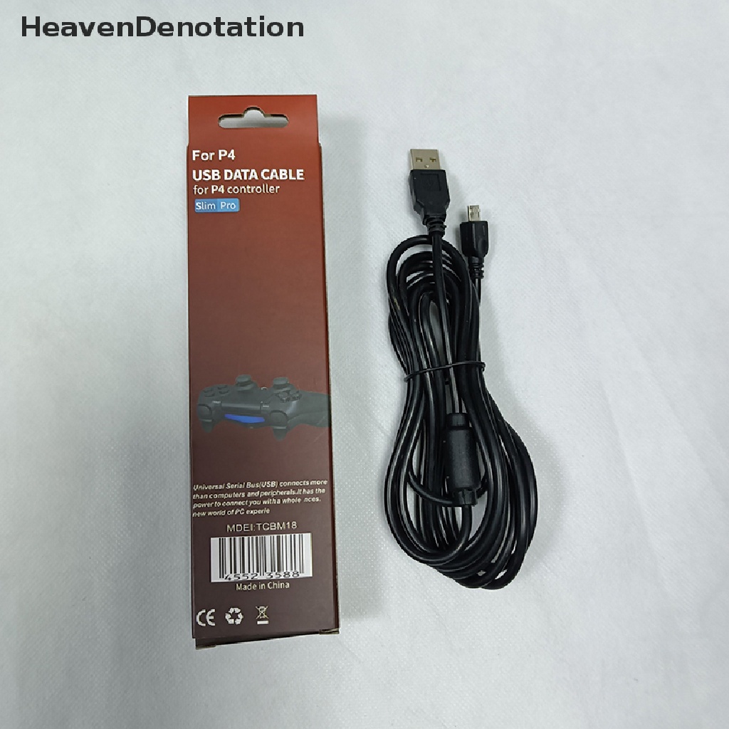 PLAYSTATION [HeavenDenotation] Untuk Playstation4 Untuk PS4 gamepad charger charging cable line Micro USB HDV