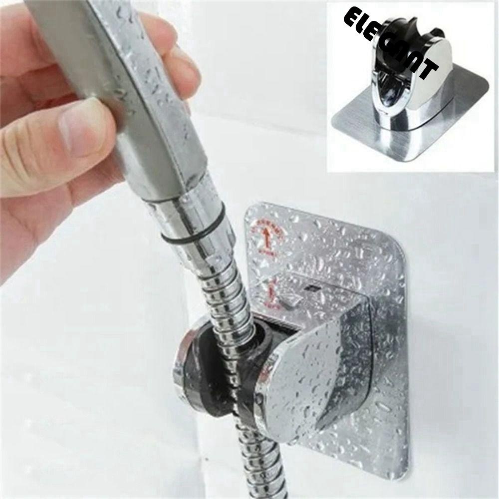 [Elegan] Shower Head Holder Universal High Quality Self-adhesive Dinding Dipasang 7-Speed Punch-free Shower Bracket
