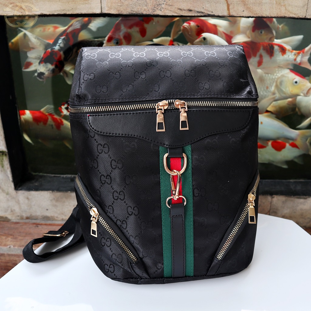 Akaci Ransel wanita Boston kanvas 04-6822 THR