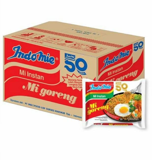 

❂ INDOMIE GORENG INSTAN 1 DUS ✽