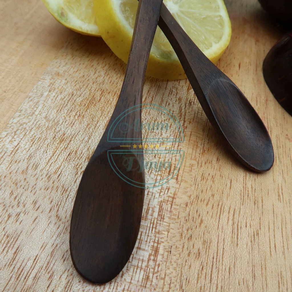 Ice Cream Spoon Sendok Es Krim Kayu Sendok Mini Kecil Sendok Dessert Puding Sendok Teh