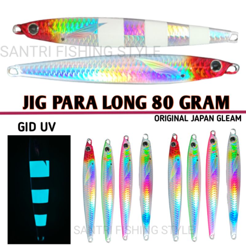 Metal jig 80gram PARA LONG GID lure micro jig umpan pancing