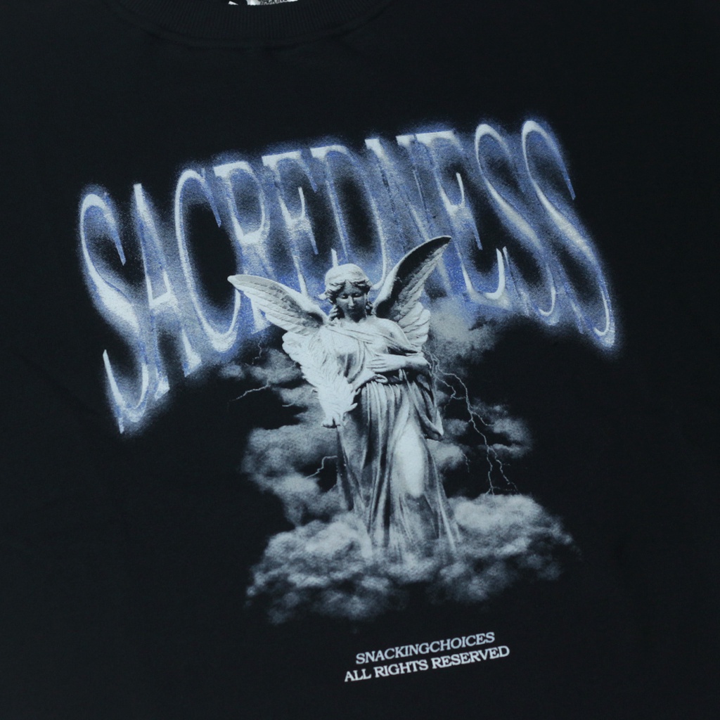 Crewneck - Snackingchoices Sacrednes Black