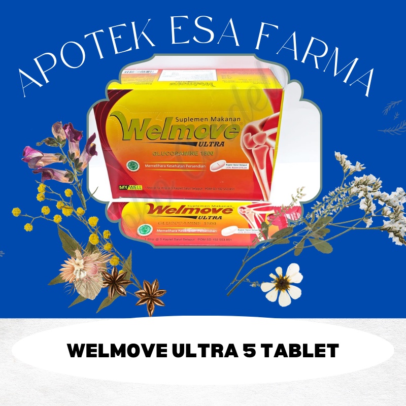 WELMOVE ULTRA/WELMOVE SUPLEMEN KESEHATAN SENDI ISI 5 KAPLET