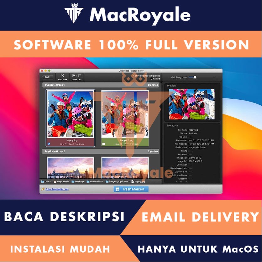 [MacOS] Duplicate Photos Fixer Pro Full Version Lifetime Full Garansi