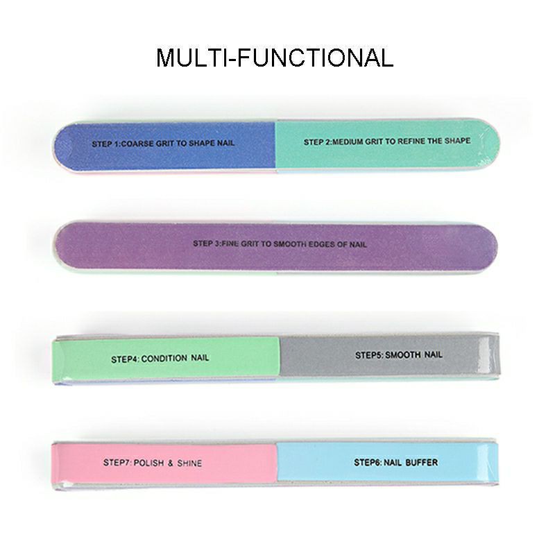 NAIL BUFFER 7 SISI ALAT NAIL ART / KIKIR KUKU / AMPLAS KUKU / PENGKILAP/ POLISH MURAH