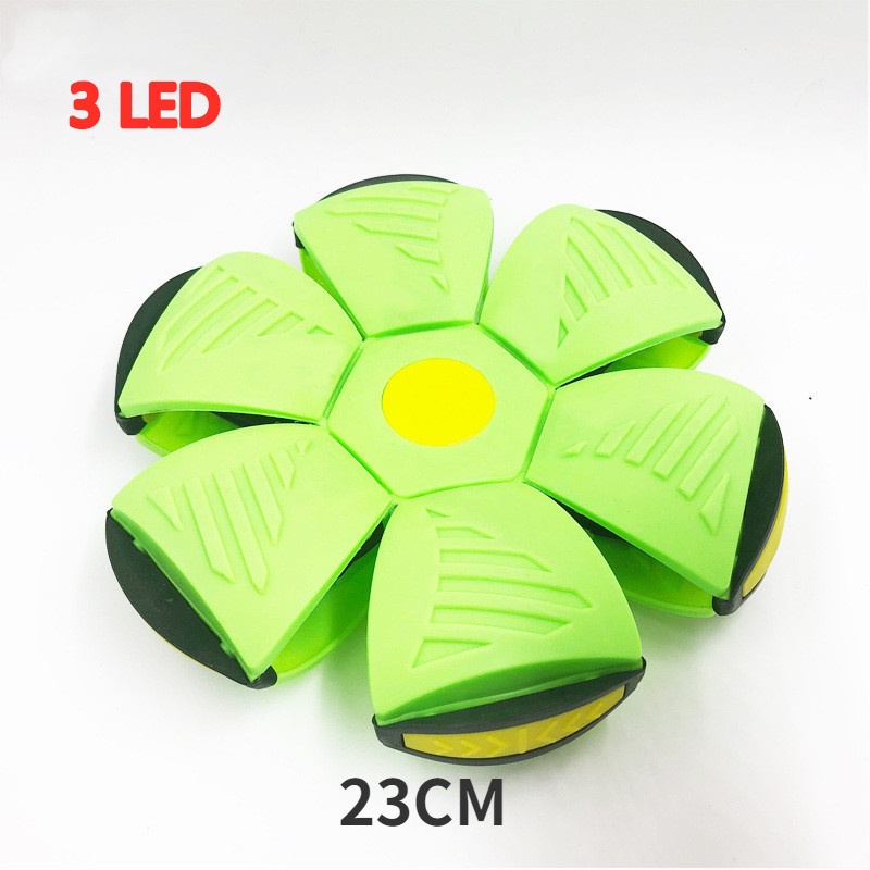 Led Flying UFO Flat Throw Disc Ball Dengan Lampu LED Mainan Anak Outdoor Taman Basket GameThrow UFO Disc balls