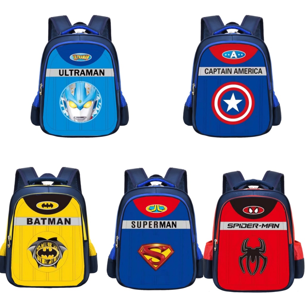 NEW TAS RANSEL ANAK SEKOLAH TK IMPORT 3D 00110-00117