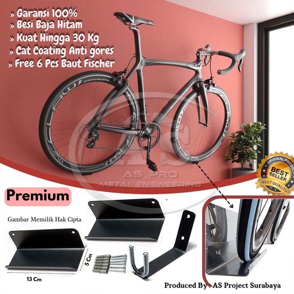 GANTUNGAN SEPEDA DINDING PEDAL SEPEDA GANTUNG