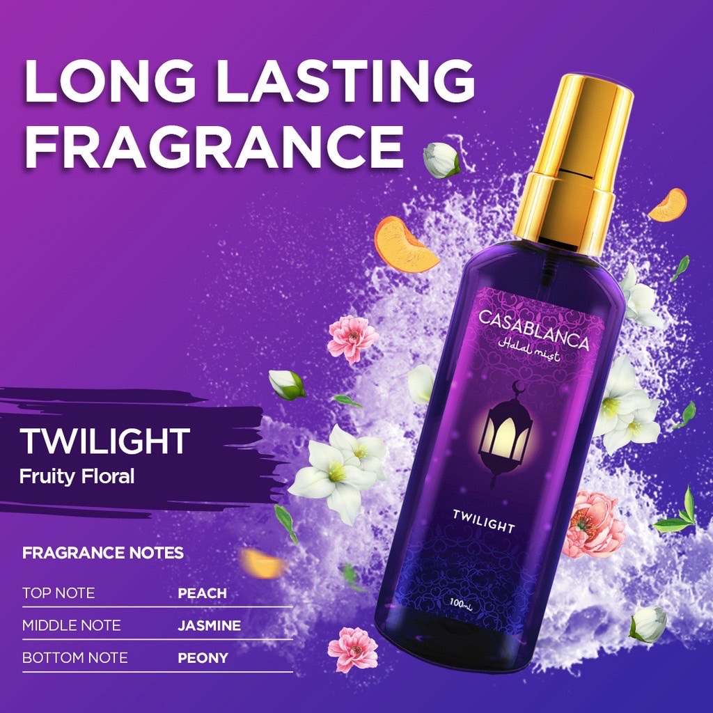 Casablanca Halal Mist | Parfum Halal Murah 100 ml