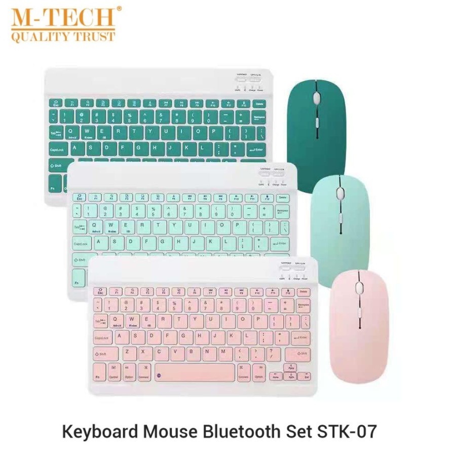 Trend-M-Tech STK07 Bluetooth Combo Keyboard Mouse STK-07 Wireless