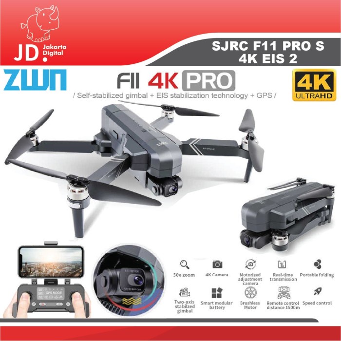 Terlaris Sjrc F11 Pro S 4K Eis 2 Axis Gimbal Drone