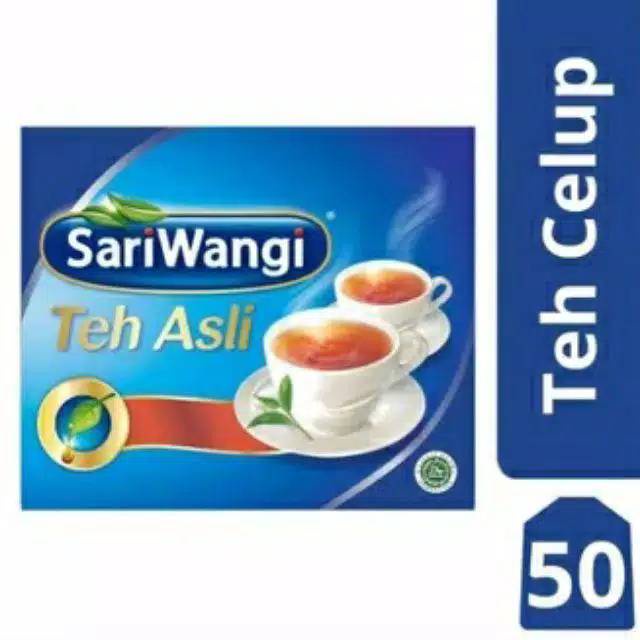

Sari Wangi Teh Asli 50 Kantong - Sariwangi isi 50 Pcs