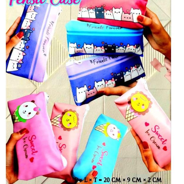 

I77 TEMPAT PENCIL/ POUCH MINI MULTIFUNGSI PRINTING / PENCIL CASE PRINTING PALING BAGUS レ