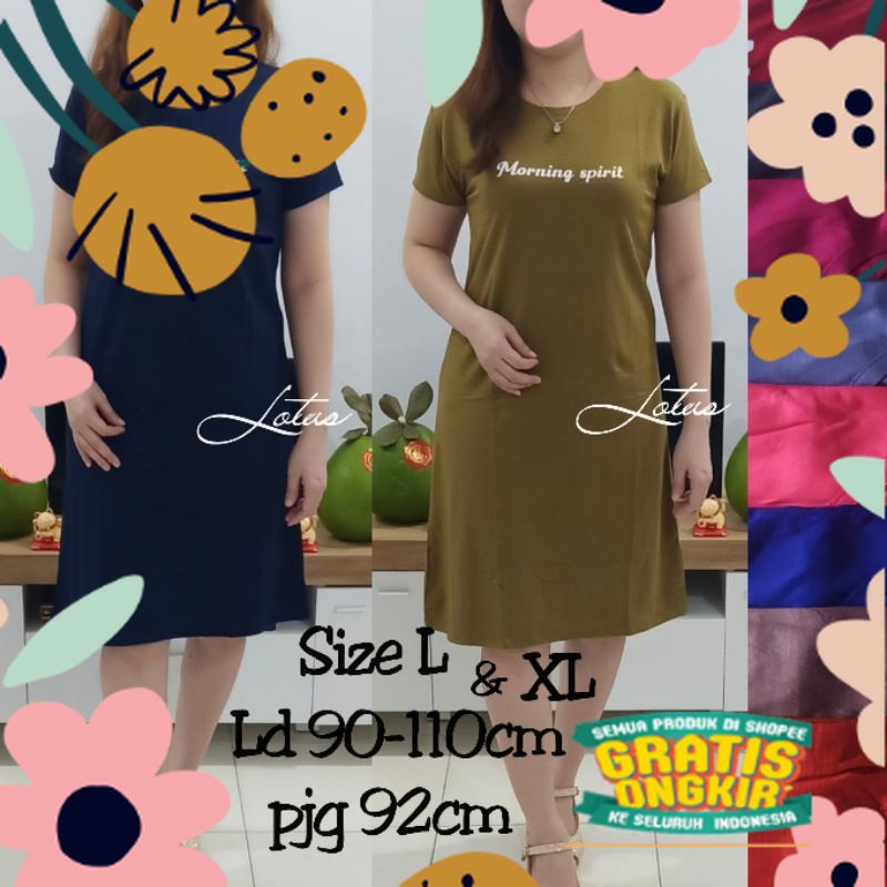 DASTER LEMONE SPANDEX PREMIUM - DRESS CASUAL / polos garis kotak