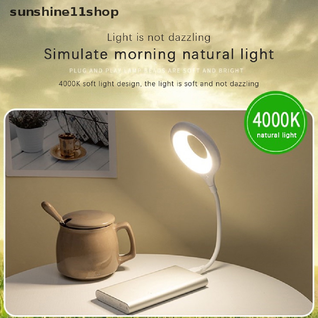 Sho Lampu Meja LED Portable Night Light Lamp Lampu Meja USB Belajar Membaca Lampu Talbe N