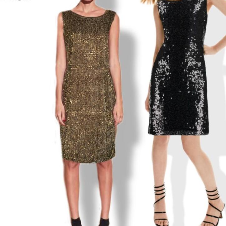➸ Mini Dress Pesta Sequin Dress party Zara ✷