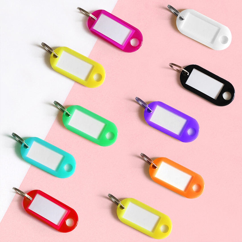 KR 50 Kenko Keyring Gantungan Kunci Gantungan Kunci Tag Nama Serbaguna Multi-warna