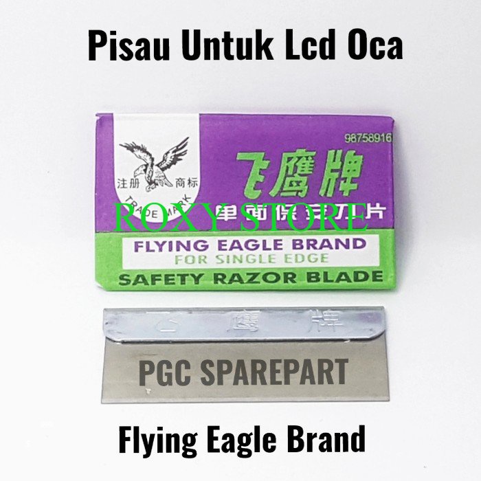 Pisau Untuk Lem Oca Flying Eagle Brand - Knife For Lcd Original
