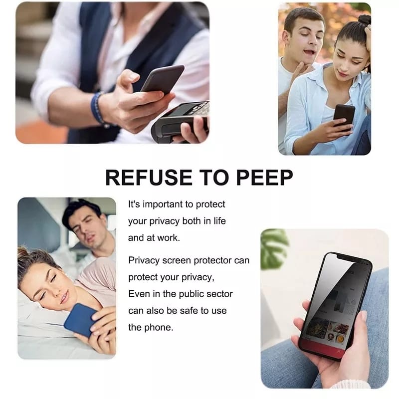 TEMPERED GLASS ANTI SPY &gt; REDMI A1 BARU - A1+ - NOTE 12 -12C - NOTE 12 SPEED - K60 PRO -K60E - K60 - NOTE 12 PRO  - NOTE 12 PRO+ - 12 -12T PRO - 12T - NOTE 11R - POCO C50 (HOKKY ACC)