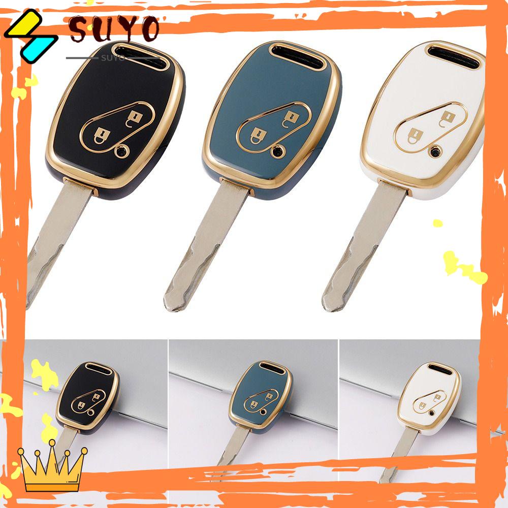 Suyo Remote Key Case New Pelindung Kulit Key Fob Cover