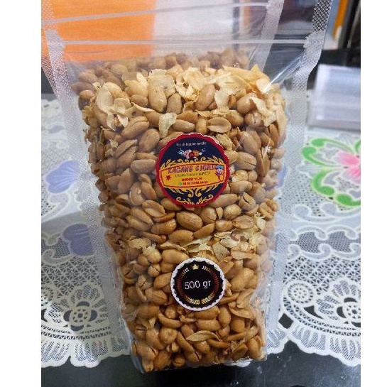 

kacang bawang gionik gurih dan enak (500 gr), cemilan/snack