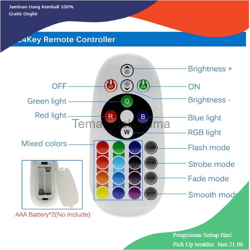 TD - LMP Green Wisdom Lampu Sorot LED Outdoor Spotlight RGB IP66 SMD2835 240V - GW50