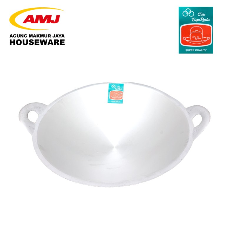 WAJAN PENGGORENGAN / KUALI TIGA RODA NO 16