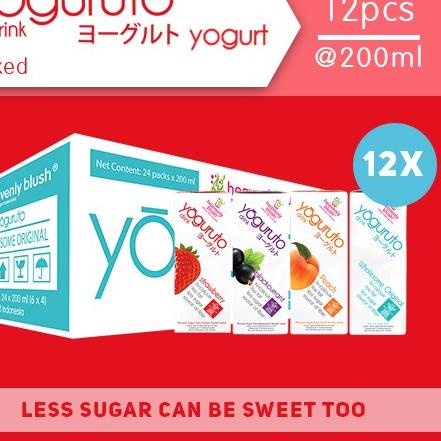 

♟ Yogurt Heavenly Blush Yoguruto Strawberry, Peach, Blackcurrant, Plain [12Px180ml] ➲