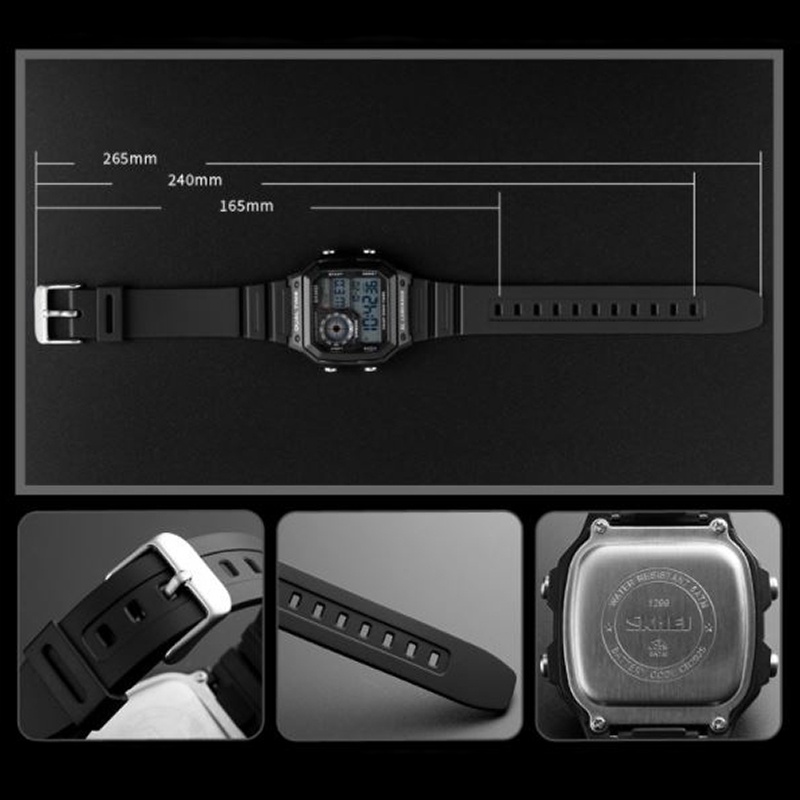 SKMEI 1299 Jam Tangan Pria Wanita Water Resistant 50M