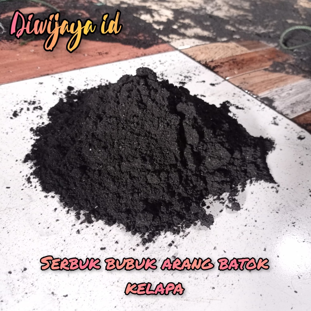 Bubuk Serbuk Arang Batok Kelapa Original Media Tanam Dan Bahan Briket -  Powder Arang Batok Kelapa A