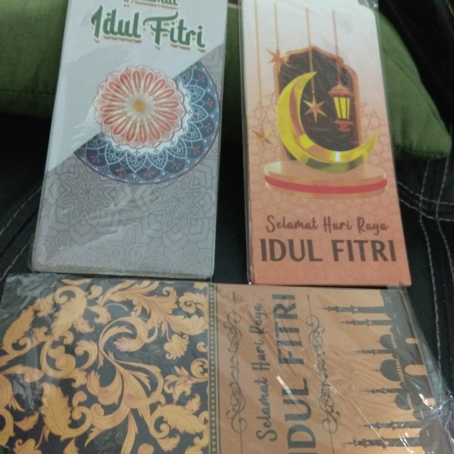 ang pao lebaran amplop idul Fitri 16.5*8.5cm 8pcs