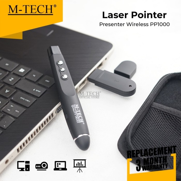 M-Tech Laser Pointer PP1000 Wireless Presenter