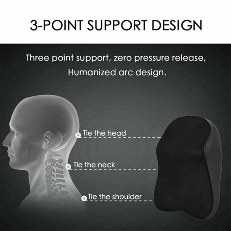 [AYBx] Baju Kaos Distro Pria Wanita Lengan Pendek 1pc Headrest Mobil Car Memory Cotton Bantal Leher Mobil