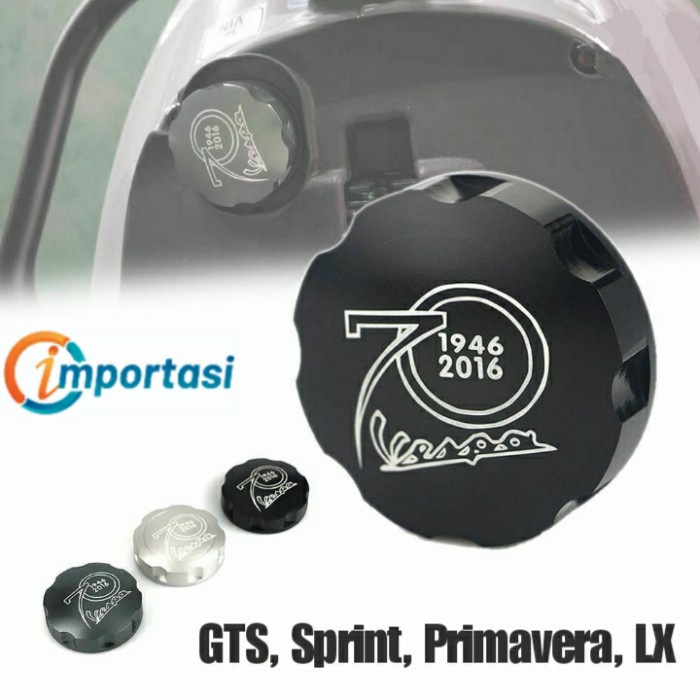 TUTUP TANGKI BENSIN ANNIVERSARY PIAGGIO VESPA GTS PRIMAVERA SPRINT LX