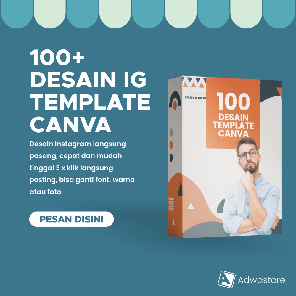 100 Desain Instagram Template Canva