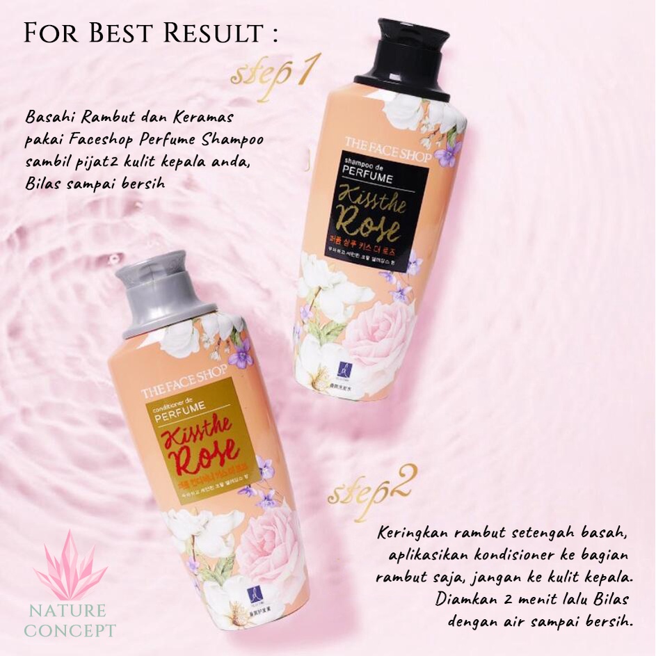 Perfumed Shampoo &amp; Conditioner THE FACESHOP Korea