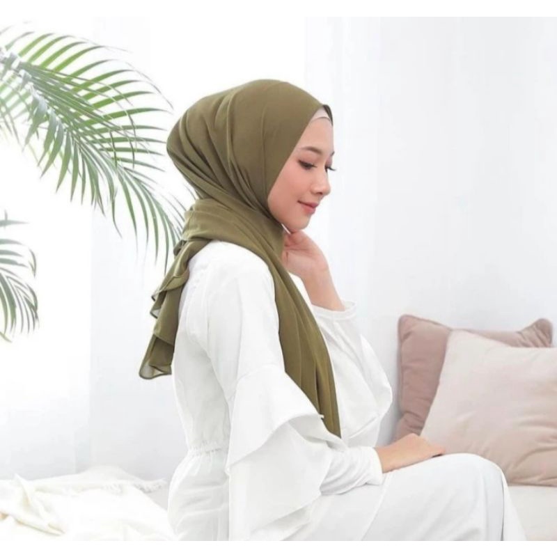 JILBAB PASHMINA DIAMOND CREPE 75X200