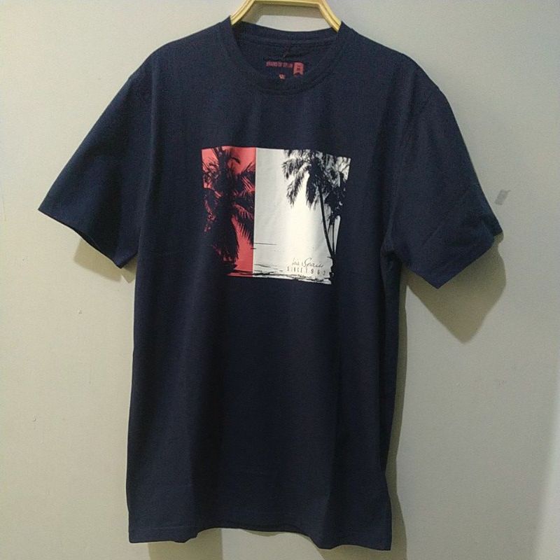 KSL2177 OB KAOS LENGAN PANJANG WARNA NAVY LOIS ORIGINAL